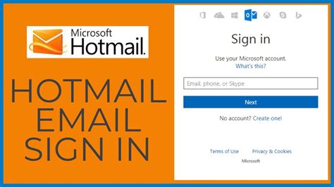 hotmail sign in login outlook|log in to hotmail without outlook.